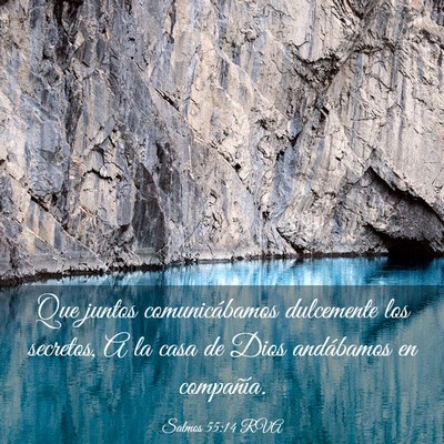 Picture 03 - Salmos 55:14 RVA - Que juntos comunicábamos dulcemente los - Bible Verse Picture