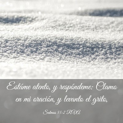 Picture 03 - Salmos 55:2 RVA - Estáme atento, y respóndeme: Clamo en mi - Bible Verse Picture