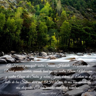 Picture 03 - Salmos 60:1 RVA - Al Músico principal: sobre Susan-Heduth: Michtam - Bible Verse Picture