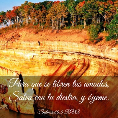 Picture 03 - Salmos 60:5 RVA - Para que se libren tus amados, Salva con tu - Bible Verse Picture