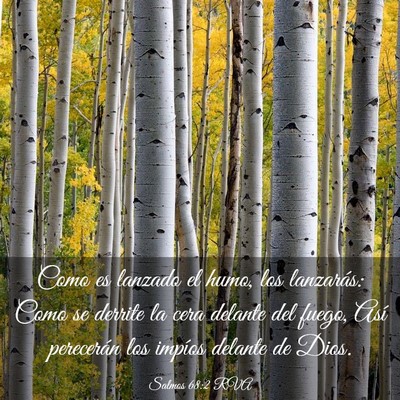 Picture 03 - Salmos 68:2 RVA - Como es lanzado el humo, los lanzarás: Como se - Bible Verse Picture