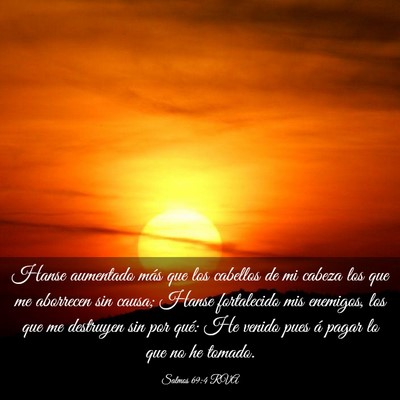 Picture 03 - Salmos 69:4 RVA - Hanse aumentado más que los cabellos de mi - Bible Verse Picture