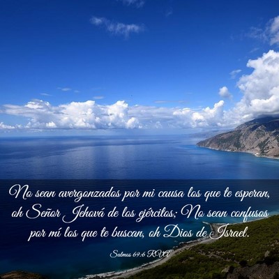 Picture 03 - Salmos 69:6 RVA - No sean avergonzados por mi causa los que te - Bible Verse Picture