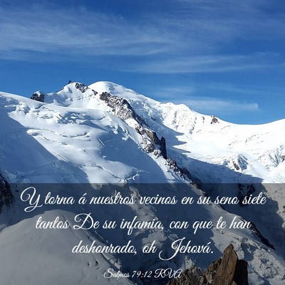 Picture 03 - Salmos 79:12 RVA - Y torna á nuestros vecinos en su seno siete - Bible Verse Picture
