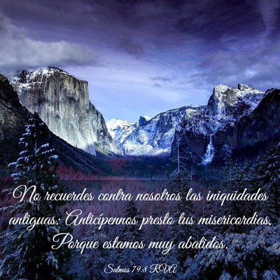Picture 03 - Salmos 79:8 RVA - No recuerdes contra nosotros las iniquidades - Bible Verse Picture