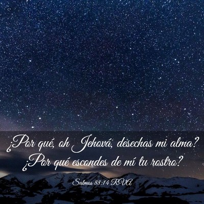 Picture 03 - Salmos 88:14 RVA - ¿Por qué, oh Jehová, desechas mi alma? ¿Por - Bible Verse Picture