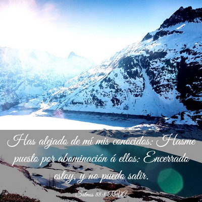 Picture 03 - Salmos 88:8 RVA - Has alejado de mí mis conocidos: Hasme puesto - Bible Verse Picture
