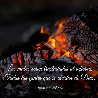 Picture 03 - Salmos 9:17 RVA - Los malos serán trasladados al infierno, Todas - Bible Verse Picture
