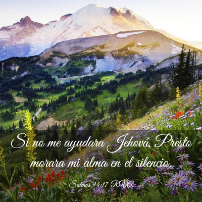 Picture 03 - Salmos 94:17 RVA - Si no me ayudara Jehová, Presto morara mi alma - Bible Verse Picture