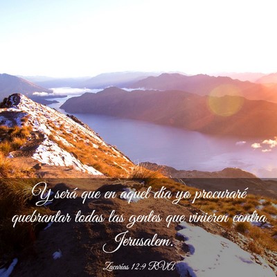 Picture 03 - Zacarías 12:9 RVA - Y será que en aquel día yo procuraré - Bible Verse Picture