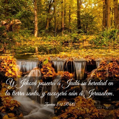 Picture 03 - Zacarías 2:12 RVA - Y Jehová poseerá á Judá su heredad en la - Bible Verse Picture