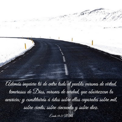 Picture 03 - Éxodo 18:21 RVA - Además inquiere tú de entre todo el pueblo - Bible Verse Picture