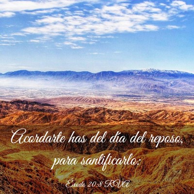 Picture 03 - Éxodo 20:8 RVA - Acordarte has del día del reposo, para - Bible Verse Picture