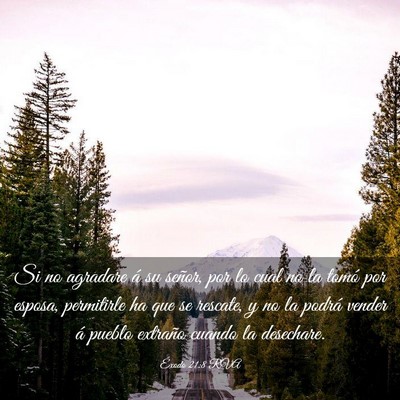 Picture 03 - Éxodo 21:8 RVA - Si no agradare á su señor, por lo cual no la - Bible Verse Picture