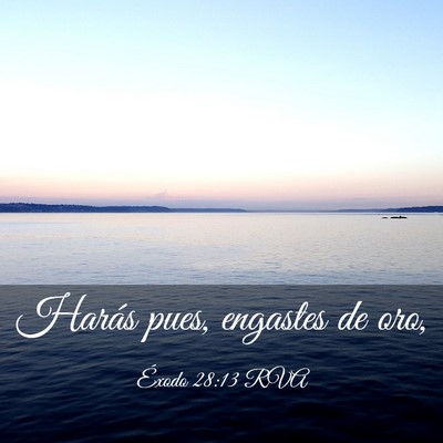 Picture 03 - Éxodo 28:13 RVA - Harás pues, engastes de - Bible Verse Picture