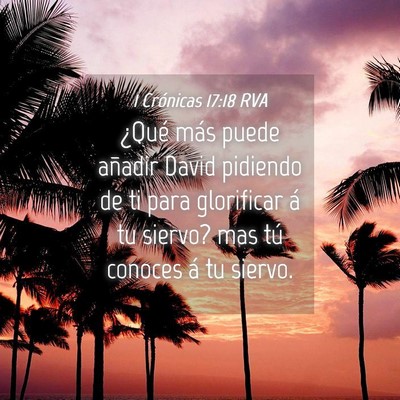 Picture 04 - 1 Crónicas 17:18 RVA - ¿Qué más puede añadir David pidiendo de ti - Bible Verse Picture