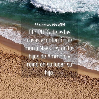 Picture 04 - 1 Crónicas 19:1 RVA - DESPUÉS de estas cosas aconteció que murió - Bible Verse Picture