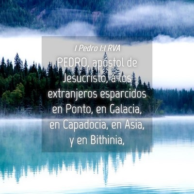 Picture 04 - 1 Pedro 1:1 RVA - PEDRO, apóstol de Jesucristo, á los extranjeros - Bible Verse Picture