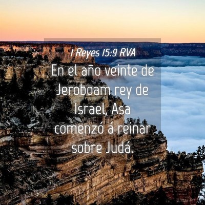 Picture 04 - 1 Reyes 15:9 RVA - En el año veinte de Jeroboam rey de Israel, Asa - Bible Verse Picture