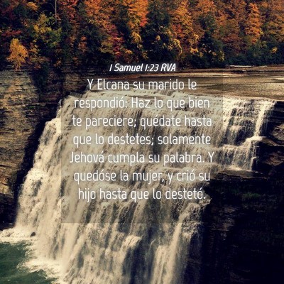 Picture 04 - 1 Samuel 1:23 RVA - Y Elcana su marido le respondió: Haz lo que bien - Bible Verse Picture