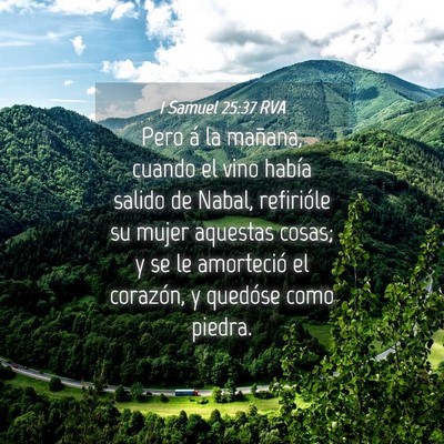 Picture 04 - 1 Samuel 25:37 RVA - Pero á la mañana, cuando el vino había salido - Bible Verse Picture