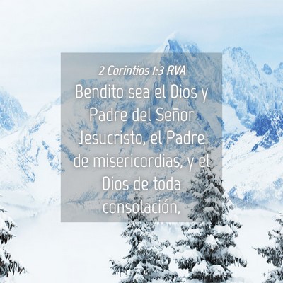 Picture 04 - 2 Corintios 1:3 RVA - Bendito sea el Dios y Padre del Señor - Bible Verse Picture
