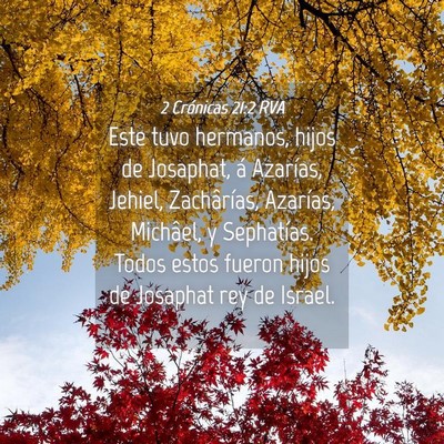 Picture 04 - 2 Crónicas 21:2 RVA - Este tuvo hermanos, hijos de Josaphat, á - Bible Verse Picture