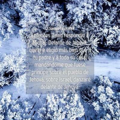 Picture 04 - 2 Samuel 6:21 RVA - Entonces David respondió á Michâl: Delante de - Bible Verse Picture