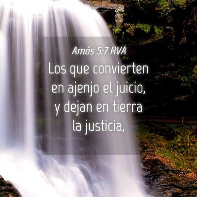 Picture 04 - Amós 5:7 RVA - Los que convierten en ajenjo el juicio, y dejan - Bible Verse Picture