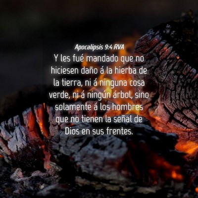 Picture 04 - Apocalipsis 9:4 RVA - Y les fué mandado que no hiciesen daño á la - Bible Verse Picture