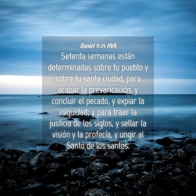 Picture 04 - Daniel 9:24 RVA - Setenta semanas están determinadas sobre tu - Bible Verse Picture
