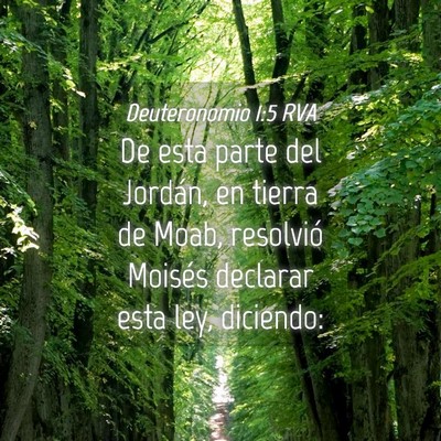 Picture 04 - Deuteronomio 1:5 RVA - De esta parte del Jordán, en tierra de Moab, - Bible Verse Picture