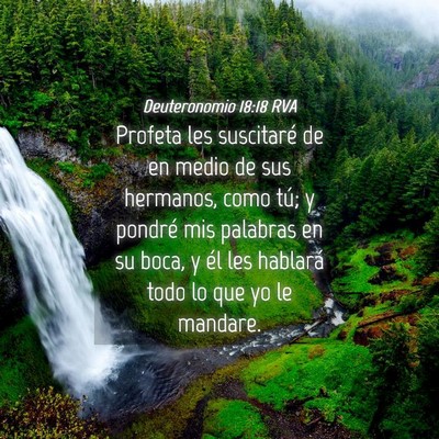Picture 04 - Deuteronomio 18:18 RVA - Profeta les suscitaré de en medio de sus - Bible Verse Picture