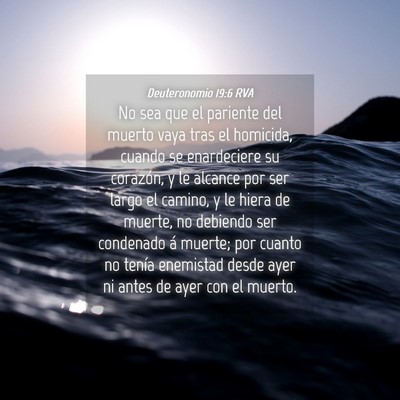 Picture 04 - Deuteronomio 19:6 RVA - No sea que el pariente del muerto vaya tras el - Bible Verse Picture