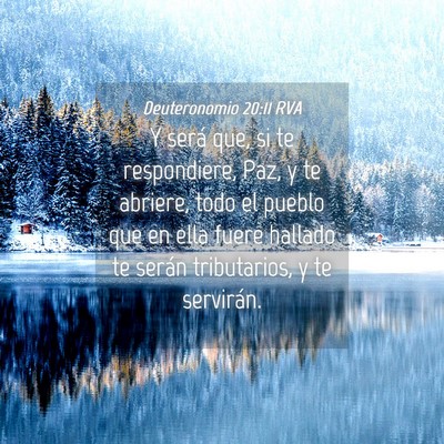 Picture 04 - Deuteronomio 20:11 RVA - Y será que, si te respondiere, Paz, y te - Bible Verse Picture