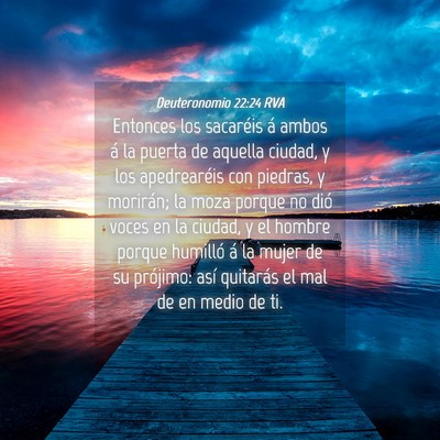 Picture 04 - Deuteronomio 22:24 RVA - Entonces los sacaréis á ambos á la puerta de - Bible Verse Picture