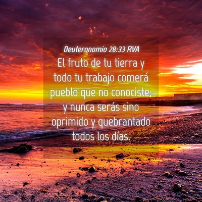 Picture 04 - Deuteronomio 28:33 RVA - El fruto de tu tierra y todo tu trabajo comerá - Bible Verse Picture