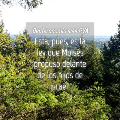 Picture 04 - Deuteronomio 4:44 RVA - Esta, pues, es la ley que Moisés propuso delante - Bible Verse Picture