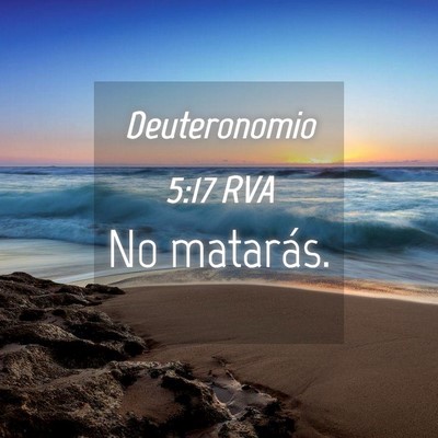 Picture 04 - Deuteronomio 5:17 RVA - No - Bible Verse Picture