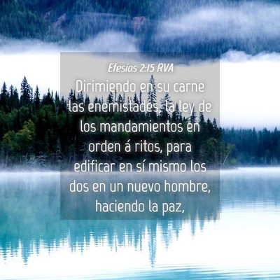 Picture 04 - Efesios 2:15 RVA - Dirimiendo en su carne las enemistades, la ley de - Bible Verse Picture