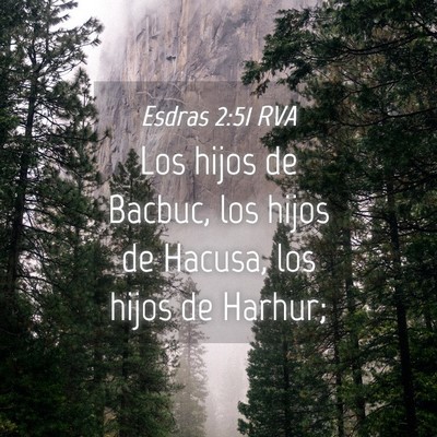 Picture 04 - Esdras 2:51 RVA - Los hijos de Bacbuc, los hijos de Hacusa, los - Bible Verse Picture