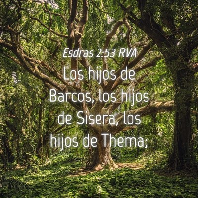 Picture 04 - Esdras 2:53 RVA - Los hijos de Barcos, los hijos de Sisera, los - Bible Verse Picture