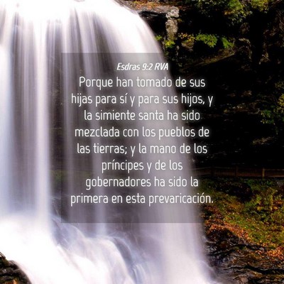 Picture 04 - Esdras 9:2 RVA - Porque han tomado de sus hijas para sí y para - Bible Verse Picture