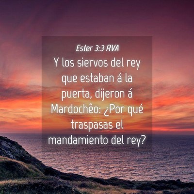 Picture 04 - Ester 3:3 RVA - Y los siervos del rey que estaban á la puerta, - Bible Verse Picture