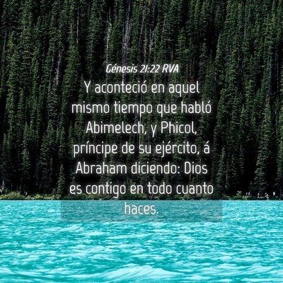 Picture 04 - Génesis 21:22 RVA - Y aconteció en aquel mismo tiempo que habló - Bible Verse Picture