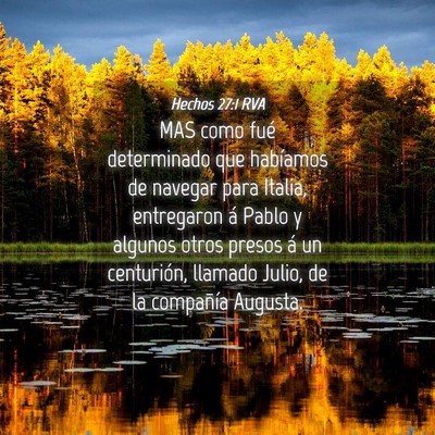 Picture 04 - Hechos 27:1 RVA - MAS como fué determinado que habíamos de - Bible Verse Picture