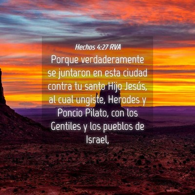 Picture 04 - Hechos 4:27 RVA - Porque verdaderamente se juntaron en esta ciudad - Bible Verse Picture