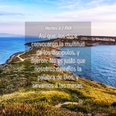 Picture 04 - Hechos 6:2 RVA - Así que, los doce convocaron la multitud de los - Bible Verse Picture