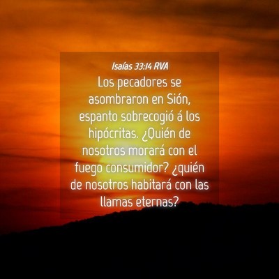 Picture 04 - Isaías 33:14 RVA - Los pecadores se asombraron en Sión, espanto - Bible Verse Picture