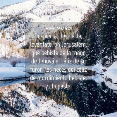 Picture 04 - Isaías 51:17 RVA - Despierta, despierta, levántate, oh Jerusalem, - Bible Verse Picture